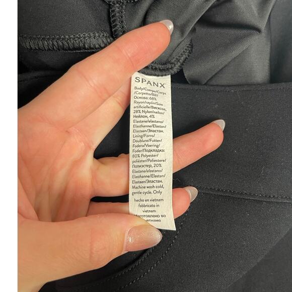 SPANX The Perfect Ponte pant 4-way stretchy pant black medium - Picture 6 of 6